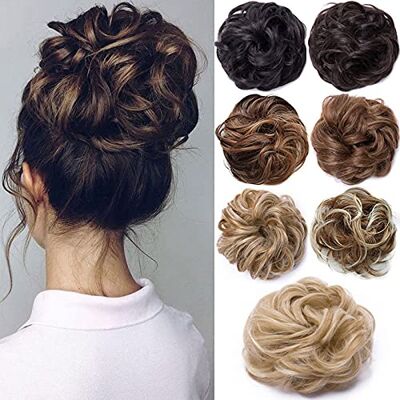 Rich Choices Haarverlenging, golvend, lichtbruin tot grijsblond Rich Choices Haarverlenging, golvend, lichtbruin tot grijsblond