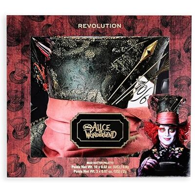 Revolution Beauty London Revolution Beauty, Disney's Alice in Wonderland x Revolution Mad Hatter palet, make-up kostuum, gezicht en ogen, Halloween, veganistisch en dierproefvrij Revolution Beauty London Revolution Beauty, Disney's Alice in Wonderland x Revolution Mad Hatter palet, make-up kostuum, gezicht en ogen, Halloween, veganistisch en dierproefvrij