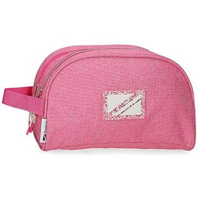 Pepe Jeans Luna Reisaccessoires meisjes en meisjes, roze, Neceser rugvakken, aanpasbaar, toilettas, Roze, Toilettas Pepe Jeans Luna Reisaccessoires meisjes en meisjes, roze, Neceser rugvakken, aanpasbaar, toilettas, Roze, Toilettas