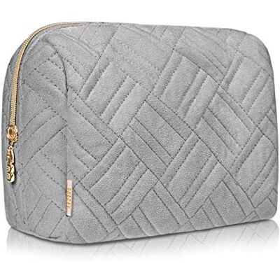 BOACAY Make-uptas, toilet, cosmeticatas voor reizen, dames, (Large 1) Duif Grijs, Cosmetische tas BOACAY Make-uptas, toilet, cosmeticatas voor reizen, dames, (Large 1) Duif Grijs, Cosmetische tas