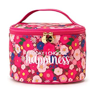 Legami Beauty Case, ruime make-uptas, ritssluiting, binnenzakken, kwastenhouders, reizen, 21 x 19 cm, bloemen, casual Legami Beauty Case, ruime make-uptas, ritssluiting, binnenzakken, kwastenhouders, reizen, 21 x 19 cm, bloemen, casual