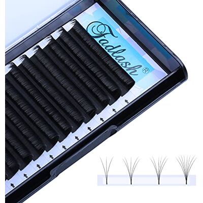 FADLASH Wimperverlenging Easy Fan Lashes 0,07 DD-krul 8-14 mm, wimperverlenging van zijde, Russisch volume, professioneel, voorgevormd wimperboeket (0.07-DD-8-14 mm) FADLASH Wimperverlenging Easy Fan Lashes 0,07 DD-krul 8-14 mm, wimperverlenging van zijde, Russisch volume, professioneel, voorgevormd wimperboeket (0.07-DD-8-14 mm)