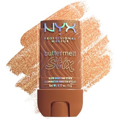 NYX PROFESSIONAL MAKEUP Buttermelt Glaze Stix, lichtstaaf, tot 8 uur waterdicht, voor gezicht en lichaam, precisiepunt, met kokosboter en Capuaçu, Shade: Can't Melt NYX PROFESSIONAL MAKEUP Buttermelt Glaze Stix, lichtstaaf, tot 8 uur waterdicht, voor gezicht en lichaam, precisiepunt, met kokosboter en Capuaçu, Shade: Can't Melt