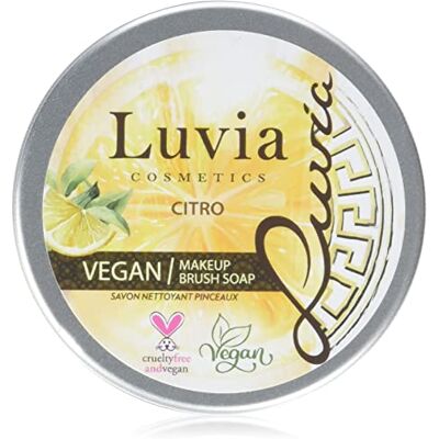 Luvia Cosmetics Luvia Essential Brush Soap Citro Make-up Kwasten Zeep 100g XXL Make-up Kwastreiniger Luvia Cosmetics Luvia Essential Brush Soap Citro Make-up Kwasten Zeep 100g XXL Make-up Kwastreiniger