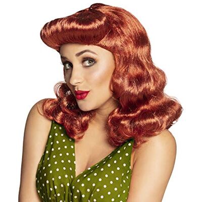 Boland 10132104 Pruik 50s Pin Up lichtbruin Boland 10132104 Pruik 50s Pin Up lichtbruin