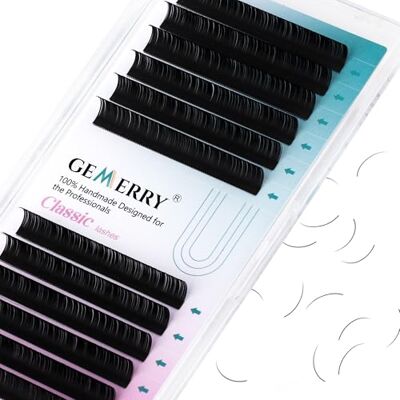 GEMERRY Professionele wimperextensions, 0,05 D-krul, lengte 13 mm, kunstwimpers, afzonderlijk, één voor één, natuurlijke wimpers, wimperextensions (0,05-d curl-13 mm) GEMERRY Professionele wimperextensions, 0,05 D-krul, lengte 13 mm, kunstwimpers, afzonderlijk, één voor één, natuurlijke wimpers, wimperextensions (0,05-d curl-13 mm)
