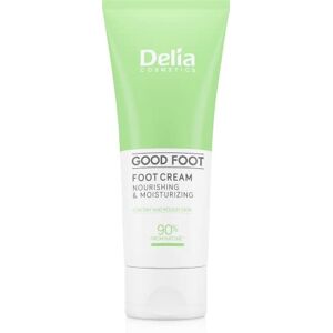 Delia Cosmetics Good Foot Voedende voetcrème, hydratatie en regeneratie, droge en ruwe voeten, sojaolie, sheaboter, lanoline, allantoïne, pepermuntextract, 100 ml Delia Cosmetics Good Foot Voedende voetcrème, hydratatie en regeneratie, droge en ruwe voeten, sojaolie, sheaboter, lanoline, allantoïne, pepermuntextract, 100 ml