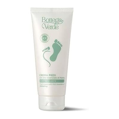Bottega Verde Voetcrème, met etherische olie van munt (100 ml) verfrissend Bottega Verde Voetcrème, met etherische olie van munt (100 ml) verfrissend