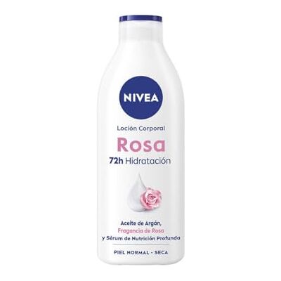 NIVEA Roze bodylotion (400 ml), bodycrème met arganolie en rozengeur, vochtinbrengende lichaamscrème voor 72 uur volledige diepe hydratatie NIVEA Roze bodylotion (400 ml), bodycrème met arganolie en rozengeur, vochtinbrengende lichaamscrème voor 72 uur volledige diepe hydratatie