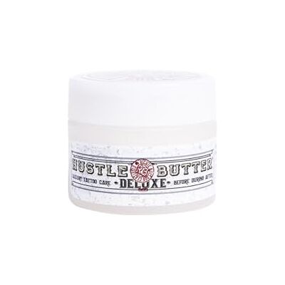 Hustle Butter Deluxe TATTOO ORIGINAL veganistische tattoo-verzorgingscrème 30 ml natuurlijke ingrediënten zoals mango-, papaja en sheaboter bevordert de genezing, vermindert Hustle Butter Deluxe TATTOO ORIGINAL veganistische tattoo-verzorgingscrème 30 ml natuurlijke ingrediënten zoals mango-, papaja en sheaboter bevordert de genezing, vermindert