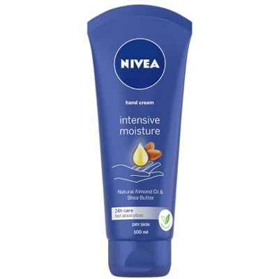 NIVEA Intensieve vochtinbrengende handcrème met amandelolie en sheaboter, 100 ml NIVEA Intensieve vochtinbrengende handcrème met amandelolie en sheaboter, 100 ml