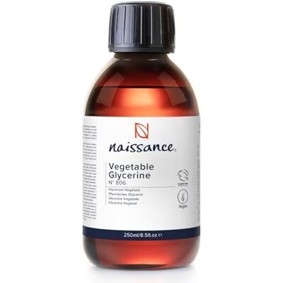 Naissance Plantaardige glycerine/glycerol (nr. 806) – 250 ml – 100% natuurlijk – Europese farmacopee – veganistisch, GMO-vrij, zonder parfum – natuurlijk bevochtigend middel Naissance Plantaardige glycerine/glycerol (nr. 806) – 250 ml – 100% natuurlijk – Europese farmacopee – veganistisch, GMO-vrij, zonder parfum – natuurlijk bevochtigend middel
