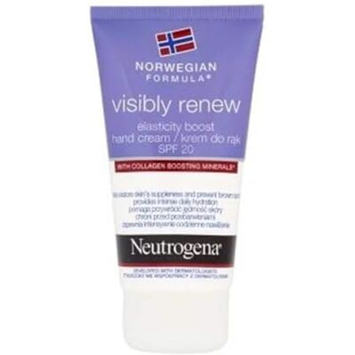 Neutrogena Crema De Manos Visibly Renew Elasticidad Intensa Spf20, 75 ml Neutrogena Crema De Manos Visibly Renew Elasticidad Intensa Spf20, 75 ml