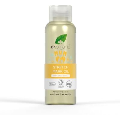 Organic Doctor Dr. Organic Calendula-striae-olie, zwangerschap, veganistisch, vermindert het uiterlijk van striae, droge huid, dierproefvrij, parabenen en SLS, biologisch gecertificeerd, 100 ml Organic Doctor Dr. Organic Calendula-striae-olie, zwangerschap, veganistisch, vermindert het uiterlijk van striae, droge huid, dierproefvrij, parabenen en SLS, biologisch gecertificeerd, 100 ml