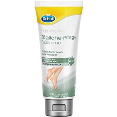 Dr. Scholl's Scholl Expertcare Dagelijkse voetcrème met 2% vitaminecomplex ideaal voor ruwe en zeer droge voeten ongeparfumeerd snelle absorptie vetvrij 75 ml Dr. Scholl's Scholl Expertcare Dagelijkse voetcrème met 2% vitaminecomplex ideaal voor ruwe en zeer droge voeten ongeparfumeerd snelle absorptie vetvrij 75 ml