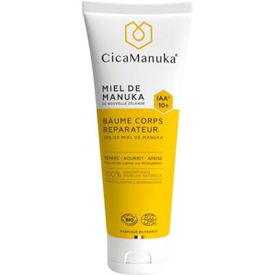 CicaManuka Manuka honing herstellende lichaamsbalsem IAA10+ Bevordert de reparatie van droge huid Biologisch gecertificeerd 200ml CicaManuka Manuka honing herstellende lichaamsbalsem IAA10+ Bevordert de reparatie van droge huid Biologisch gecertificeerd 200ml