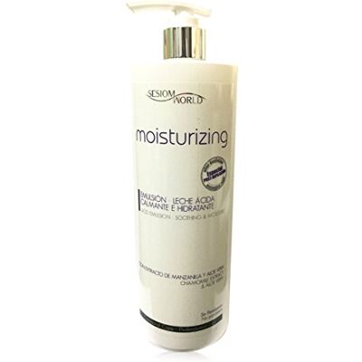 sesioMWorld Moisturizing emulsie appel en aloë vera zonder parabenen, 1000 ml, per stuk verpakt (1 x 1120 g) sesioMWorld Moisturizing emulsie appel en aloë vera zonder parabenen, 1000 ml, per stuk verpakt (1 x 1120 g)