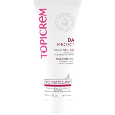 Topicrem DA PROTECT verzachtende balsem – vochtinbrengende crème, reliëpide, voedt en kalmeert – gezichts- en lichaamsverzorging voor de gevoelige, droge, atopische huid, baby's, kinderen en volwassenen, gemaakt in Frankrijk, 200 ml Topicrem DA PROTECT verzachtende balsem – vochtinbrengende crème, reliëpide, voedt en kalmeert – gezichts- en lichaamsverzorging voor de gevoelige, droge, atopische huid, baby's, kinderen en volwassenen, gemaakt in Frankrijk, 200 ml