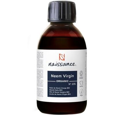 Naissance Neemolie/neemolie inheemse (nr. 235) 250 ml biologisch gecertificeerd 100% zuiver Naissance Neemolie/neemolie inheemse (nr. 235) 250 ml biologisch gecertificeerd 100% zuiver