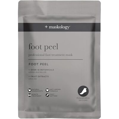 MASKOLOGY Foot Peel Professionele voetbehandeling 40 g Voetpeelingmasker 100% plantaardig Hydraterend Voetpeelingmasker met botanische extracten en extracten MASKOLOGY Foot Peel Professionele voetbehandeling 40 g Voetpeelingmasker 100% plantaardig Hydraterend Voetpeelingmasker met botanische extracten en extracten