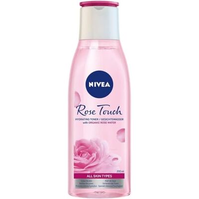 NIVEA Rose Touch Visage Hydratant Visage Tonique avec Eau de Rose Biologique 200ml NIVEA Rose Touch Visage Hydratant Visage Tonique avec Eau de Rose Biologique 200ml