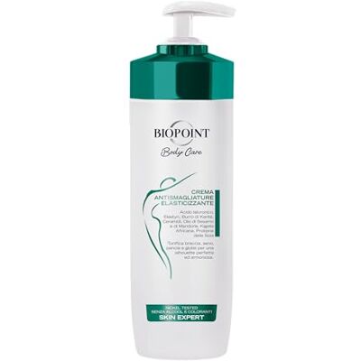 BIOPOINT Elastische anti-striae lichaamscrème, verbetert de huidtint en elasticiteit van de huid, regenererende werking, liftend effect, geeft tonus en stevigheid, 200 ml BIOPOINT Elastische anti-striae lichaamscrème, verbetert de huidtint en elasticiteit van de huid, regenererende werking, liftend effect, geeft tonus en stevigheid, 200 ml