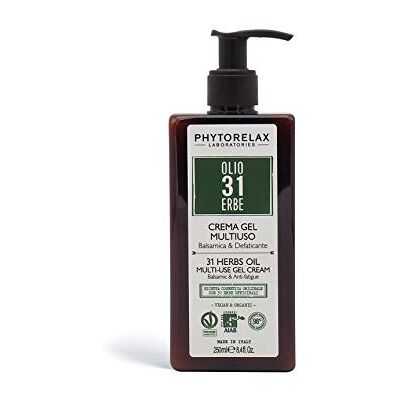 Phytorelax Laboratories Olie 31 Erfgoed Vegan & Organic – multifunctionele gelcrème – balerique en vetoplosser – 250 ml Phytorelax Laboratories Olie 31 Erfgoed Vegan & Organic – multifunctionele gelcrème – balerique en vetoplosser – 250 ml