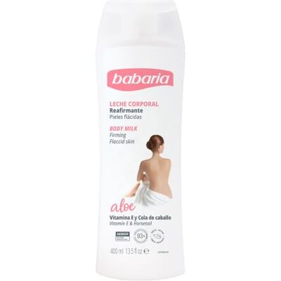 Babaria Body verstevigende crème hydratatie en stevigheid gevoelige huid aloë vera en vitamine E snelle absorptie 400 ml Babaria Body verstevigende crème hydratatie en stevigheid gevoelige huid aloë vera en vitamine E snelle absorptie 400 ml