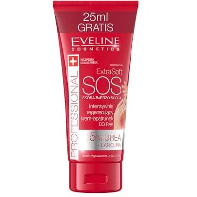 EVELINE COSMETICS Handcrème, extra zacht, SOS, 100 ml EVELINE COSMETICS Handcrème, extra zacht, SOS, 100 ml