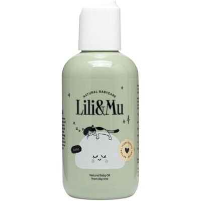 NATURAL BABYCARE Lili&Mu Lili&Mu Natuurlijke oliën voor kinderen, 150 ml, babymassageolie, jojoba-olie, calendula-extract, vitamine E, veganistische lichaamsolie, verzorgt de hydraterende huid NATURAL BABYCARE Lili&Mu Lili&Mu Natuurlijke oliën voor kinderen, 150 ml, babymassageolie, jojoba-olie, calendula-extract, vitamine E, veganistische lichaamsolie, verzorgt de hydraterende huid
