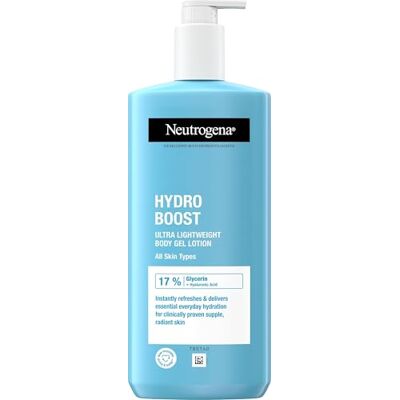 Neutrogena Hydro Boost Body Cream (1 x 400 ml), bodylotion met verfrissende en ultralichte formule voor normale tot droge huid, hyaluronzuur van natuurlijke oorsprong Neutrogena Hydro Boost Body Cream (1 x 400 ml), bodylotion met verfrissende en ultralichte formule voor normale tot droge huid, hyaluronzuur van natuurlijke oorsprong
