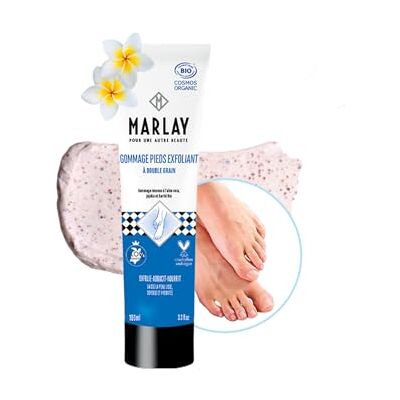 marlay Cosmetics Exfoliërende voetpeeling 100 ml – peeling voet – biologische peeling-crème voor voetverzorging – aloë vera, sheaboter, jojoba-olie – droge huid – gemaakt in Frankrijk – Yuka 100/100 marlay Cosmetics Exfoliërende voetpeeling 100 ml – peeling voet – biologische peeling-crème voor voetverzorging – aloë vera, sheaboter, jojoba-olie – droge huid – gemaakt in Frankrijk – Yuka 100/100