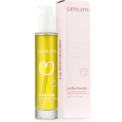 Omum La Surdouée Droge lichaamsolie gerichte werking striae Zwangerschap en borstvoeding Biologisch 100 ml Omum La Surdouée Droge lichaamsolie gerichte werking striae Zwangerschap en borstvoeding Biologisch 100 ml