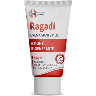 Matt , Ragadi Hand- en voetcrème, regenererende werking, voedzaam, bescherming, barrière-effect, rijk aan actieve stoffen en plantaardige oliën, ideaal voor het voorkomen van scheuren en stijfheid, 75 Matt , Ragadi Hand- en voetcrème, regenererende werking, voedzaam, bescherming, barrière-effect, rijk aan actieve stoffen en plantaardige oliën, ideaal voor het voorkomen van scheuren en stijfheid, 75