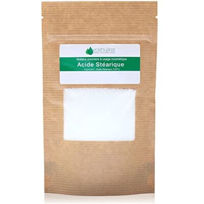 VOSHUILES.COM HUILES ESSENTIELLES & VEGETALES Stearinezuur 50 g VOSHUILES.COM HUILES ESSENTIELLES & VEGETALES Stearinezuur 50 g