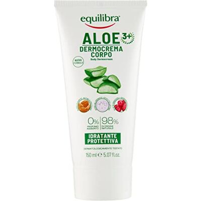 Equilibra Corpo, Aloë lichaamscrème, vochtinbrengende lichaamscrème op basis van aloë vera, lanceert een lenictieve, onaangename, beschermende en verfrissende werking op de lichaamshuid, 150 ml Equilibra Corpo, Aloë lichaamscrème, vochtinbrengende lichaamscrème op basis van aloë vera, lanceert een lenictieve, onaangename, beschermende en verfrissende werking op de lichaamshuid, 150 ml