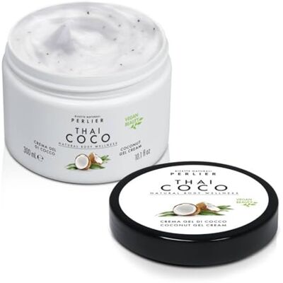 Perlier Thai Coco verzorgende gel voor het lichaam, met biologisch kokoswater en vitamine E, hydraterende en regenererende behandeling voor de droge huid, fles van 300 ml (1) Perlier Thai Coco verzorgende gel voor het lichaam, met biologisch kokoswater en vitamine E, hydraterende en regenererende behandeling voor de droge huid, fles van 300 ml (1)