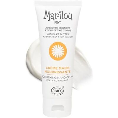 Marilou Bio Productserie Classic – lichaamsverzorging – voedende handcrème – tube met 75 ml – geschikt voor alle handen Marilou Bio Productserie Classic – lichaamsverzorging – voedende handcrème – tube met 75 ml – geschikt voor alle handen