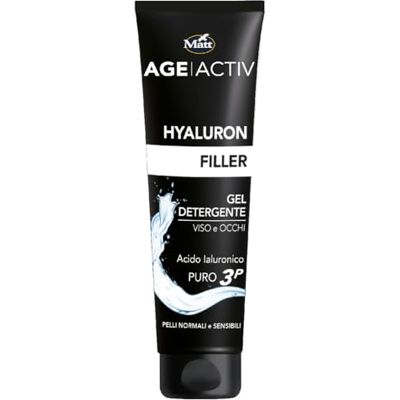 Matt Divisione Cosmetica AGEACTIV reinigingsgel met hyaluronzuur 3P, dieptereiniging, voor een schone en hydraterende huid formaat 150 ml Matt Divisione Cosmetica AGEACTIV reinigingsgel met hyaluronzuur 3P, dieptereiniging, voor een schone en hydraterende huid formaat 150 ml
