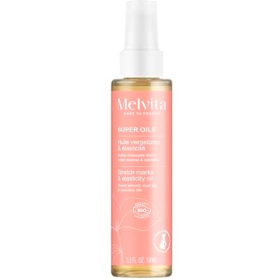 Melvita Olie voor striae – rijke oliën – lichaamsverzorging voor elasticiteit en regeneratie – zwangerschap en gewichtsveranderingen – niet-vette textuur – 100 ml Melvita Olie voor striae – rijke oliën – lichaamsverzorging voor elasticiteit en regeneratie – zwangerschap en gewichtsveranderingen – niet-vette textuur – 100 ml