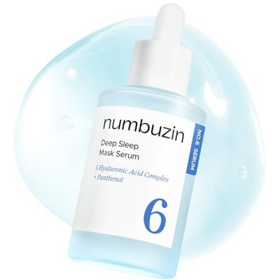 numbuzin Serum nr. 6, diep slaapmasker met hyaluronzuur, hydraterend, fris en stralend, voor droge en doffe huid, CPNP, Koreaanse huidverzorging, 50 ml numbuzin Serum nr. 6, diep slaapmasker met hyaluronzuur, hydraterend, fris en stralend, voor droge en doffe huid, CPNP, Koreaanse huidverzorging, 50 ml