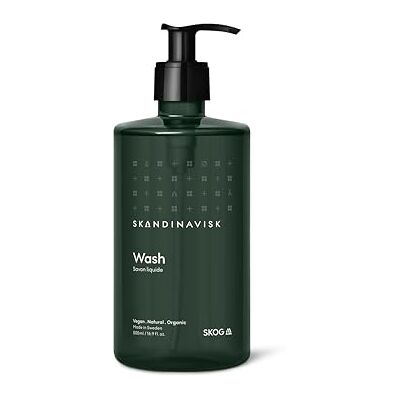 Skandinavisk Skog Hand- en lichaamswasgel, 500 ml 95% natuurlijke ingrediënten en 53% gecertificeerd biologisch (zonder water). Gemaakt in Zweden. Skandinavisk Skog Hand- en lichaamswasgel, 500 ml 95% natuurlijke ingrediënten en 53% gecertificeerd biologisch (zonder water). Gemaakt in Zweden.