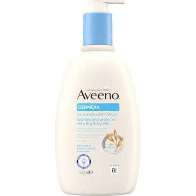 Aveeno Dermexa Kalmerende lichaamscrème Voor droge en jeukende huid Geurvrije vochtinbrengende crème voor de droge huid Met haver en ceramide 500 ml Aveeno Dermexa Kalmerende lichaamscrème Voor droge en jeukende huid Geurvrije vochtinbrengende crème voor de droge huid Met haver en ceramide 500 ml