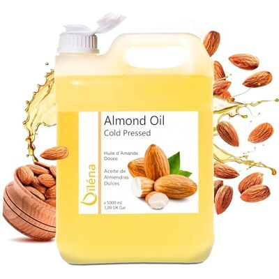 Oïléna Zachte amandelolie voor huid (lichaam en gezicht) en haar, anti-striae, zwangerschap, atopische en babyhuid, professionele massageolie. Hydraterend (vitamine E) puur 5000 ml 5 l Oïléna Zachte amandelolie voor huid (lichaam en gezicht) en haar, anti-striae, zwangerschap, atopische en babyhuid, professionele massageolie. Hydraterend (vitamine E) puur 5000 ml 5 l