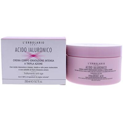 L'Erbolario , Hydraterende lichaamscrème, hyaluronzuur, anti-aging verzorging, hydraterende lichaamscrème, intensieve hydratatie, formaat 200 ml L'Erbolario , Hydraterende lichaamscrème, hyaluronzuur, anti-aging verzorging, hydraterende lichaamscrème, intensieve hydratatie, formaat 200 ml