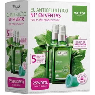 WELEDA Anti-cellulitis berk lichaamsolie 100 ml x 2 WELEDA Anti-cellulitis berk lichaamsolie 100 ml x 2