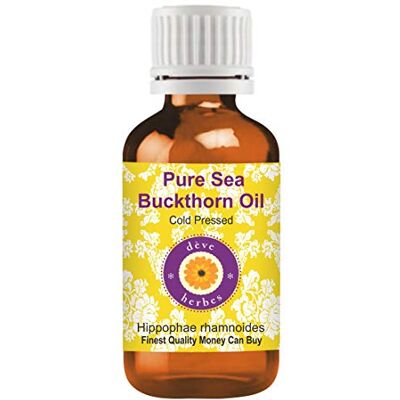 Deve Herbes Pure duindoornolie (Hippophae Rhamnoides) 100% natuurlijke, koudgeperste duindoornolie voor lichaamsverzorging, 50 ml Deve Herbes Pure duindoornolie (Hippophae Rhamnoides) 100% natuurlijke, koudgeperste duindoornolie voor lichaamsverzorging, 50 ml
