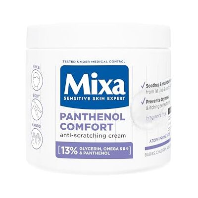 Mixa Panthenol Comfort kalmerende crème, 400 ml Mixa Panthenol Comfort kalmerende crème, 400 ml