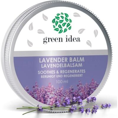 green idea Lavendel balsem 100ml Huidverzorging voor lichaam, handen en voeten met etherische lavendelolie Body boter Karitéboter zonder siliconen en parabenen green idea Lavendel balsem 100ml Huidverzorging voor lichaam, handen en voeten met etherische lavendelolie Body boter Karitéboter zonder siliconen en parabenen