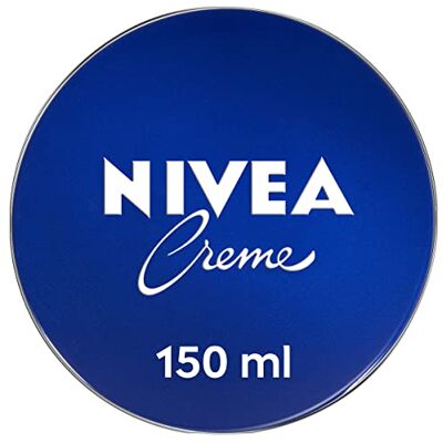 NIVEA Gezichts-, lichaams- en handcrème (1 x 150 ml), vochtinbrengende crème met romige textuur, verrijkt met Eucerit, multifunctionele vochtinbrengende crème voor het hele gezin NIVEA Gezichts-, lichaams- en handcrème (1 x 150 ml), vochtinbrengende crème met romige textuur, verrijkt met Eucerit, multifunctionele vochtinbrengende crème voor het hele gezin